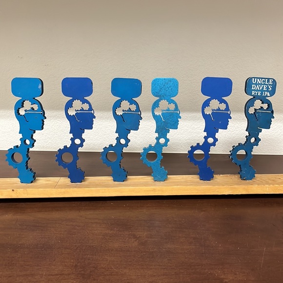 Discretion brewing Company Santa Cruz beer tap handles set of six - Picture 9 of 15